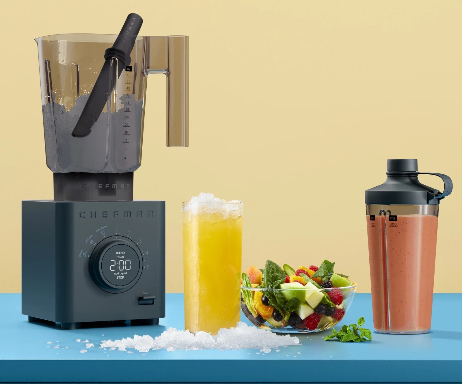 Chefman RJ27-T1-TJ-MIDNIGHT Obliterator 1380W Professional Blender (Open Box) gallery