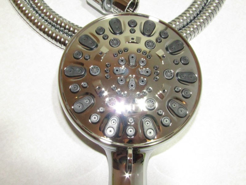 High Pressure Free Flow Modified Shower Head Power Flow 10.5gpm Xtra Large Head gallery