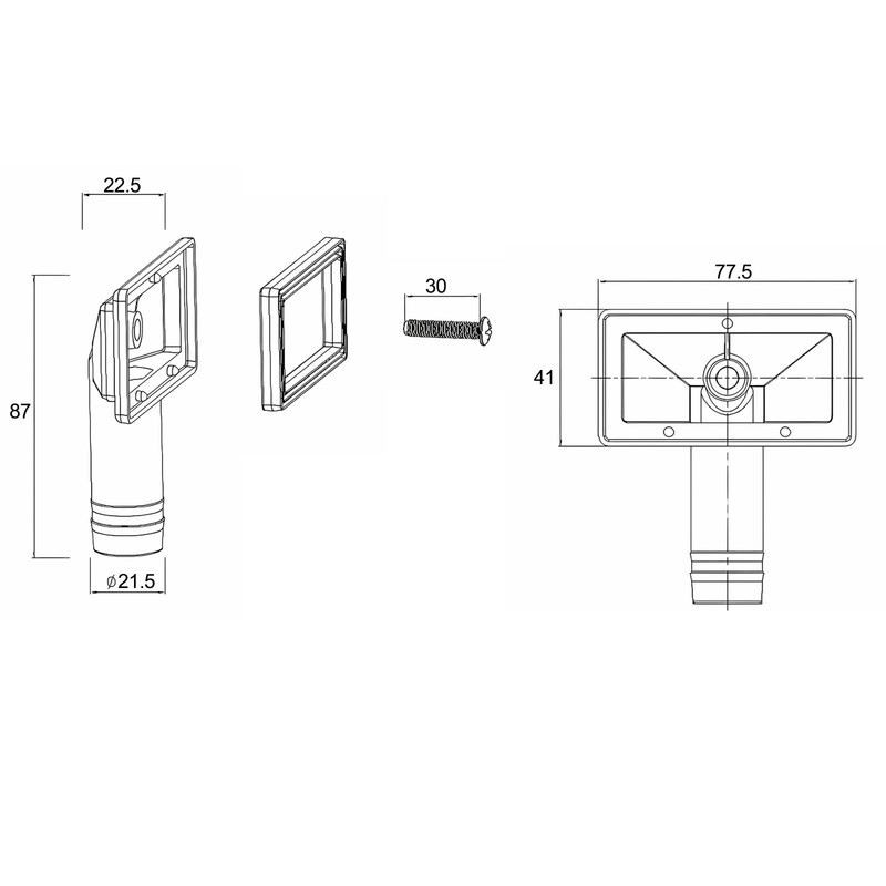 Diverse Settings Compatible Overflow Drain for Home and Commercial Use gallery