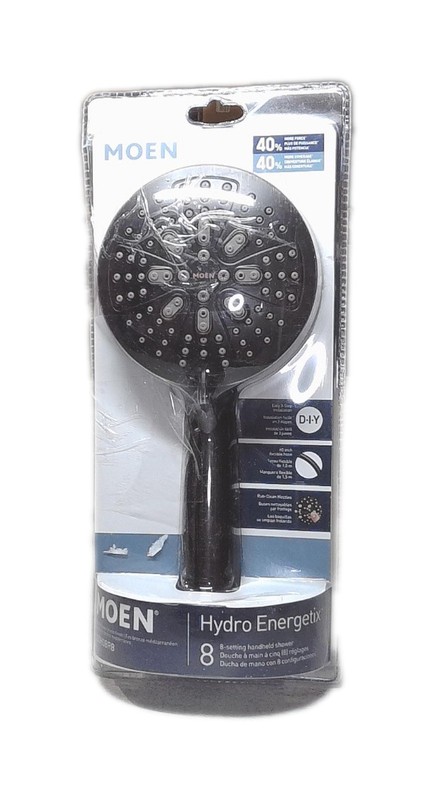MOEN Hydro EnergetixWall Handheld Shower Head 1.75 GPM in Mediterranean Bronze gallery