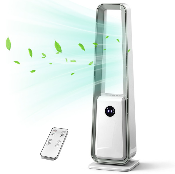 Bladeless Tower Fan with Remote Control Quiet Cooling Fan for Home Office gallery