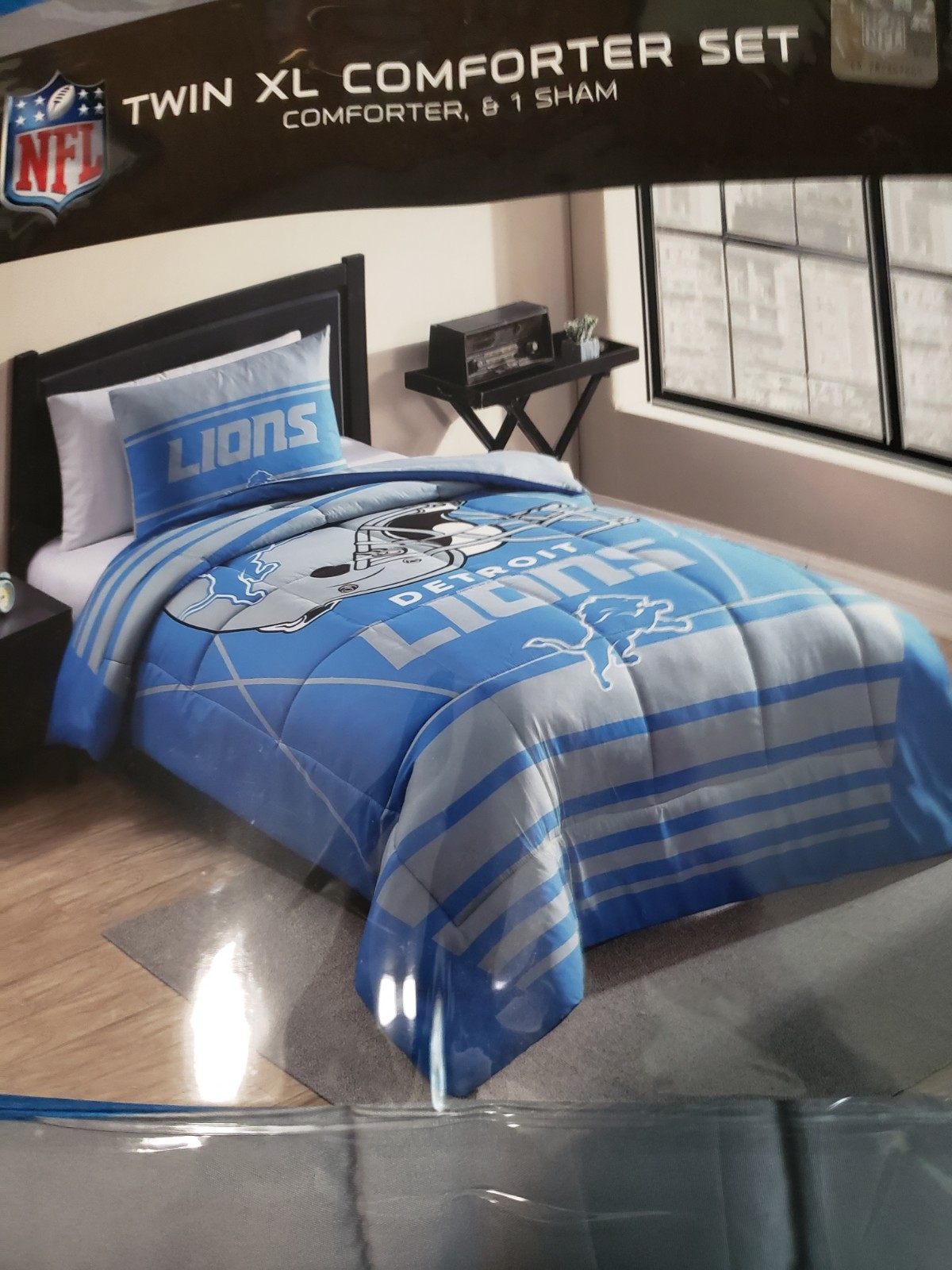 NFL DETROIT LIONS TWIN XL COMFORTER SET-OFFICIALLY LICENSED gallery