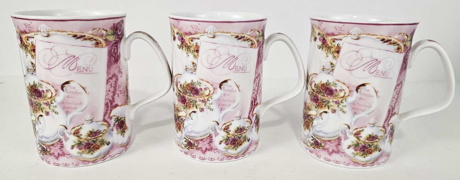 Royal Albert OLD COUNTRY ROSES Afternoon Tea Collection Coffee Tea Mugs Lot 3 💙 gallery