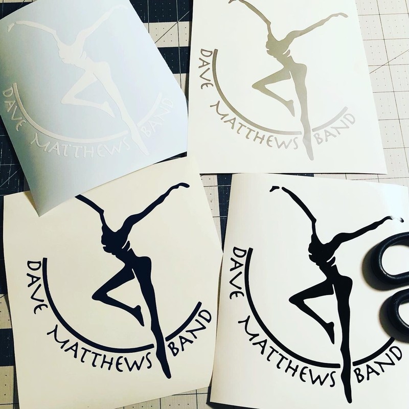 Vinyl Decal for Window - Fire Dancer (Dave Matthews Band) gallery