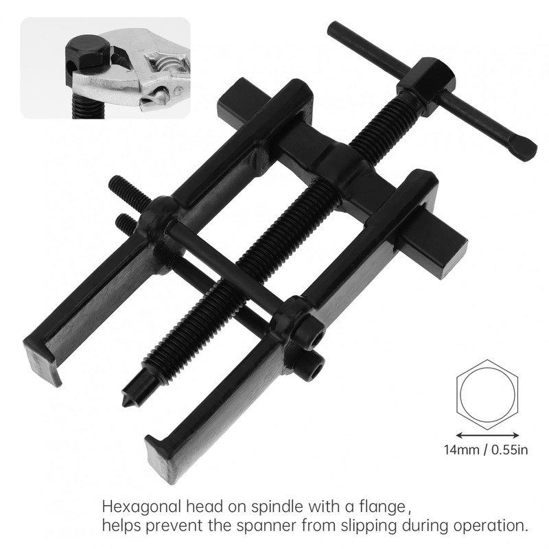 6'' High-carbon Steel Two Claw Puller Bearing Remover Separate Lifting Device gallery