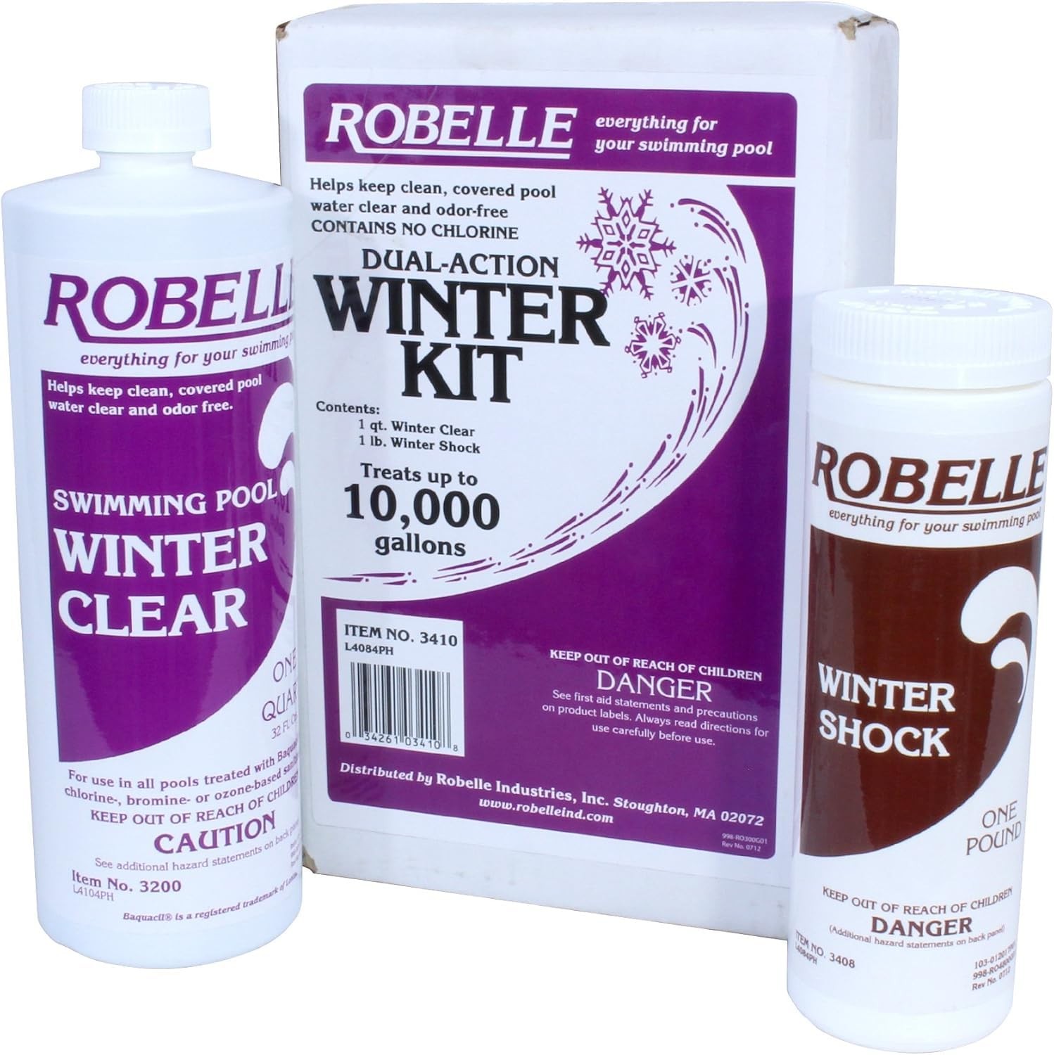Robelle 10000 Gallon Dual-Action Winter Kit Premium Pool Closing Kit For Pools gallery