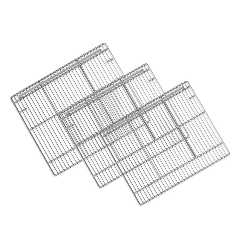 Replacement type three-piece shelf for commercial Freezer and Refrigerator gallery