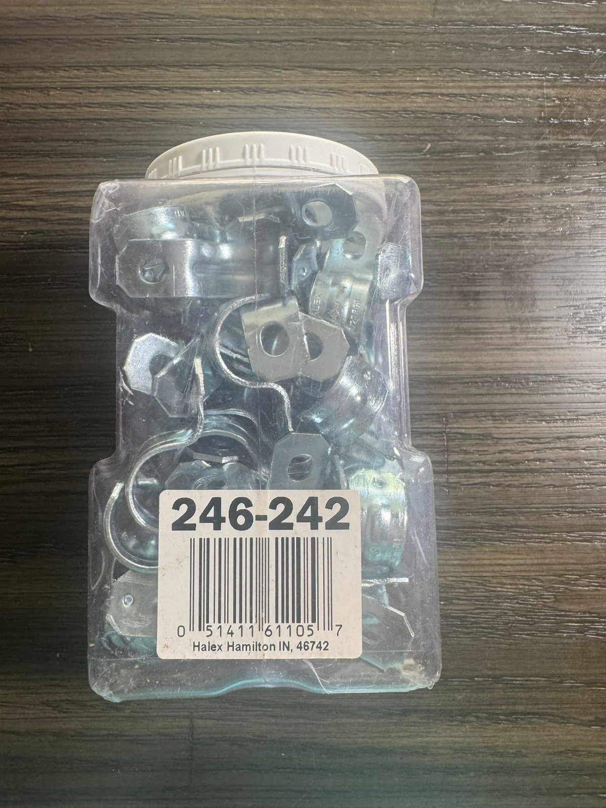 Halex 61105B Rigid One Hole Strap, 1/2In, Zinc Electro Plated (100-Pack) gallery