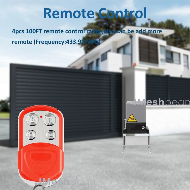 3100/4400lbs Electric Automatic Sliding Gate Opener Motor Kit APP+Keypad+Remote gallery