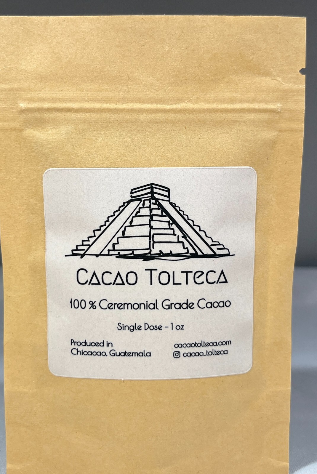 Cacao Tolteca 100% Ceremonial Grade Cacao Ground - CHOOSE SIZE! gallery