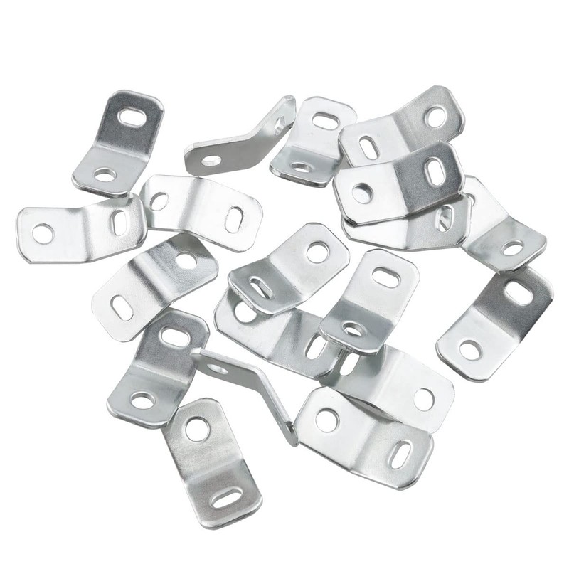 135 Degree Corner Brackets ITROLLE 20PCS 135 Zinc Electro-Plate Silver gallery