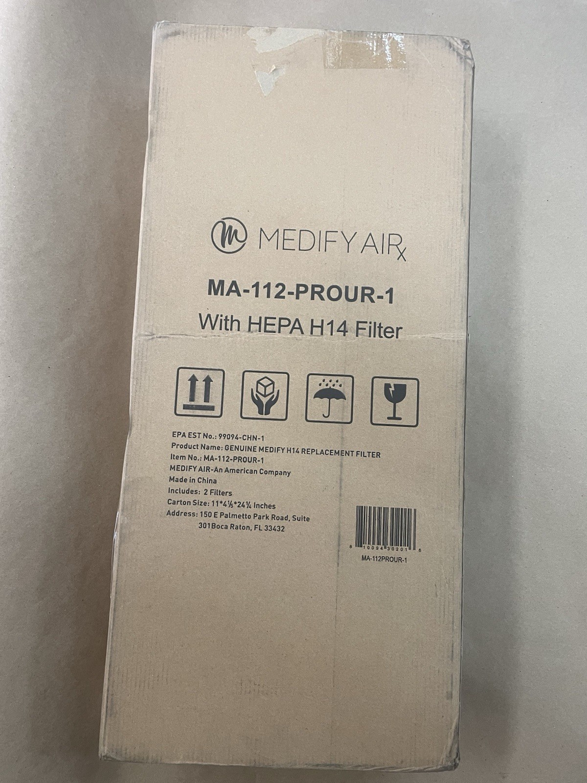 GENUINE Medify Air MA-PRO H14 Filter Set 2 Pack NEW gallery