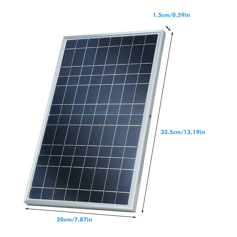 10W Solar Panel 12V Solar Battery Trickle Charger 100A W/ Controller Maintainer gallery