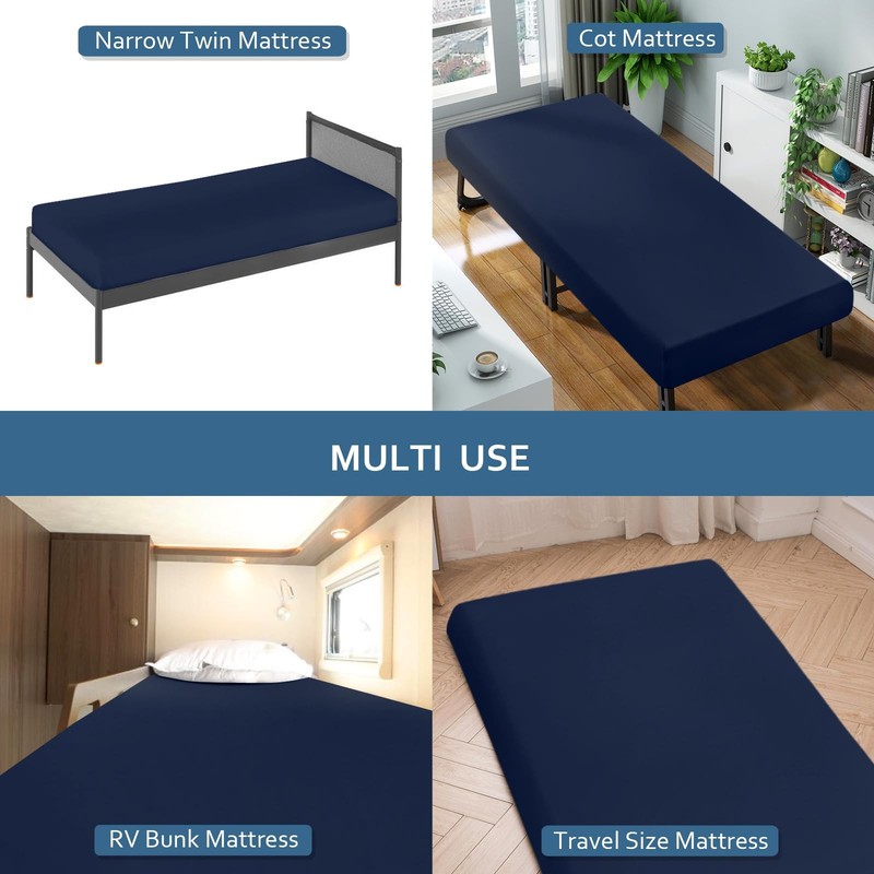 Cot Sheets 31" x 75"(Sheet Only), Cot Fitted Sheet Ultra Soft and Breathable ... gallery