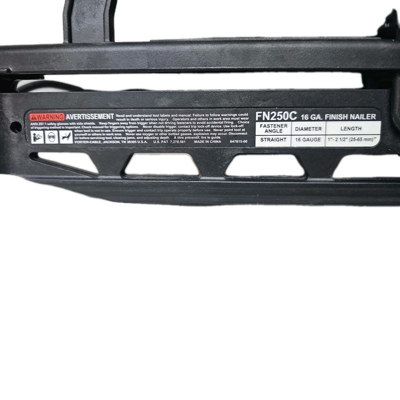 Porter-Cable FN250C 16 ga. 2-1/2 in. Sequential Straight Finish Nailer IN Case gallery
