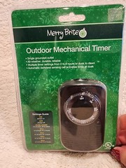 New Merry Brite Mechanical Timer All Weather outdoor 2-8 Hours setting options