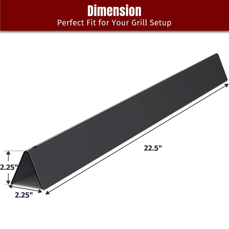22.5" Flavorizer Bars for Weber Genesis Silver Gold B/C、Spirit E310/E320 5-Pack gallery