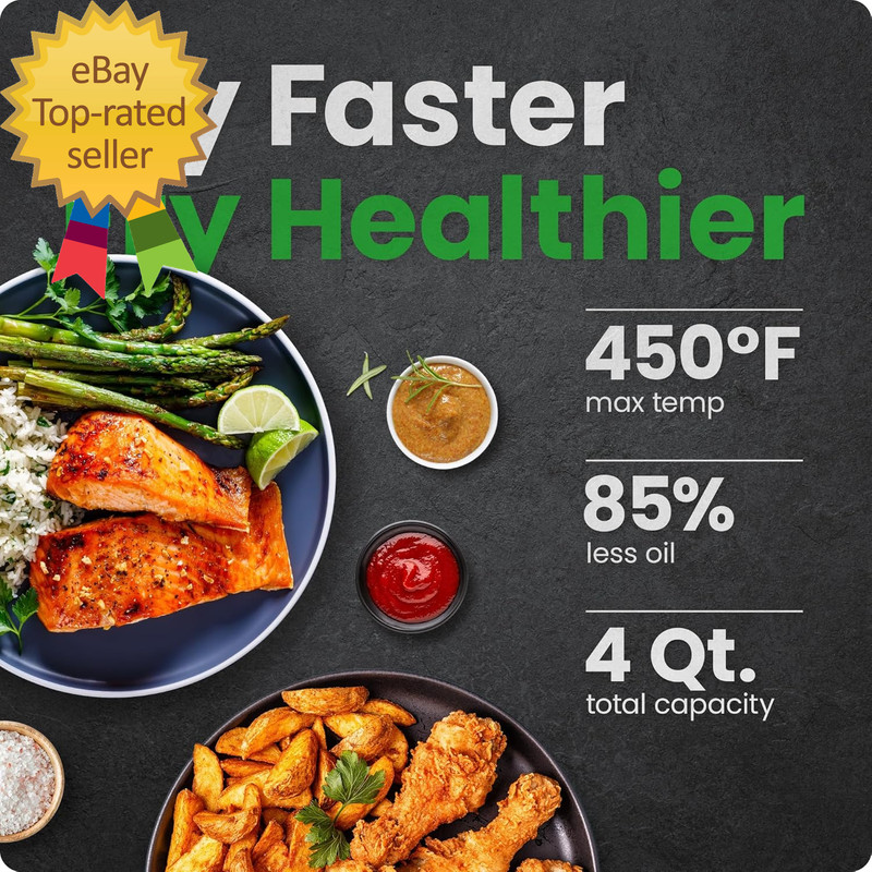 4 QT Compact Airfryer for Quick & Easy Meals in Minutes FeaturesTechnology gallery