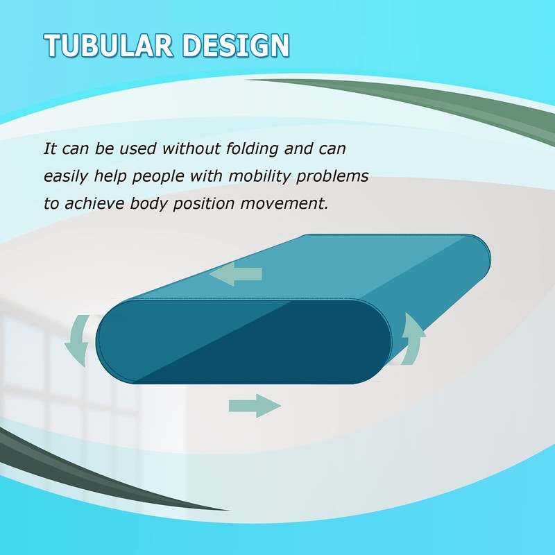 LOSCHEN Tubular Slide Sheet for Elderly Transfer, 28"x47"(72x120cm), Green gallery