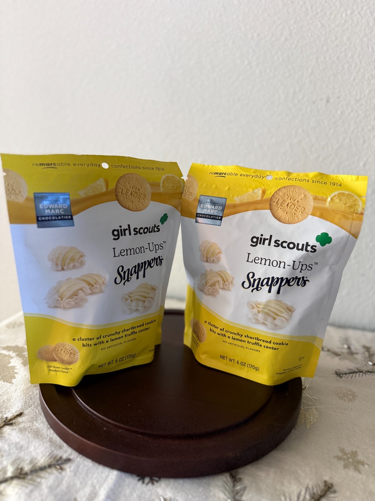 Edward Marc Chocolatier Girl Scouts Lemon Ups Snapper 6 Oz-2 PACKS-EXP 02/2027 gallery