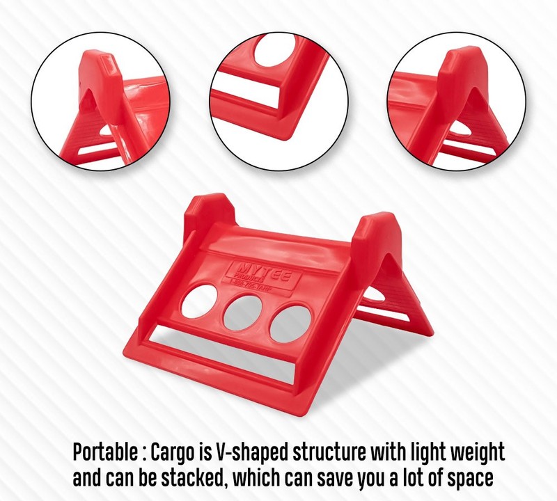 40Pc Red 4"x6" Flatbed Edge Protectors w/ Carrying Case Strap Corner Protectors gallery