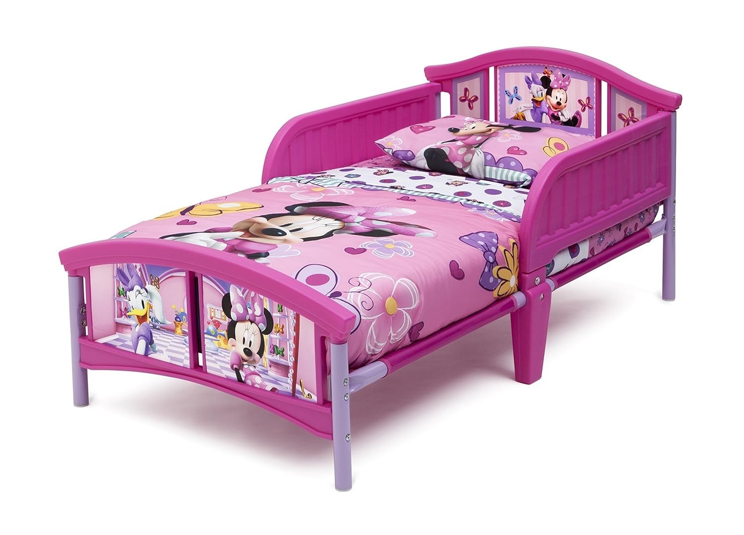 Plastic Toddler Bed, Disney Minnie Mouse gallery