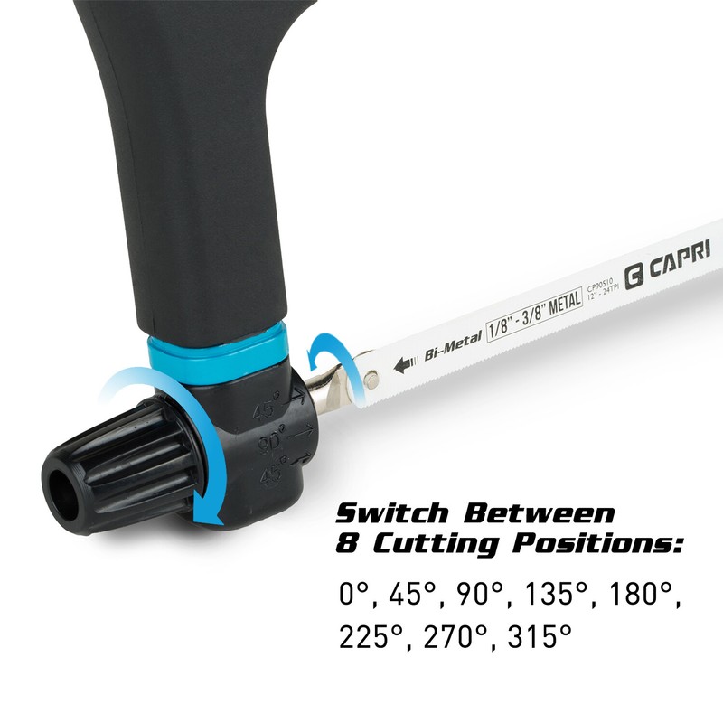 Capri tools High Tension Multi-Angle Hacksaw gallery