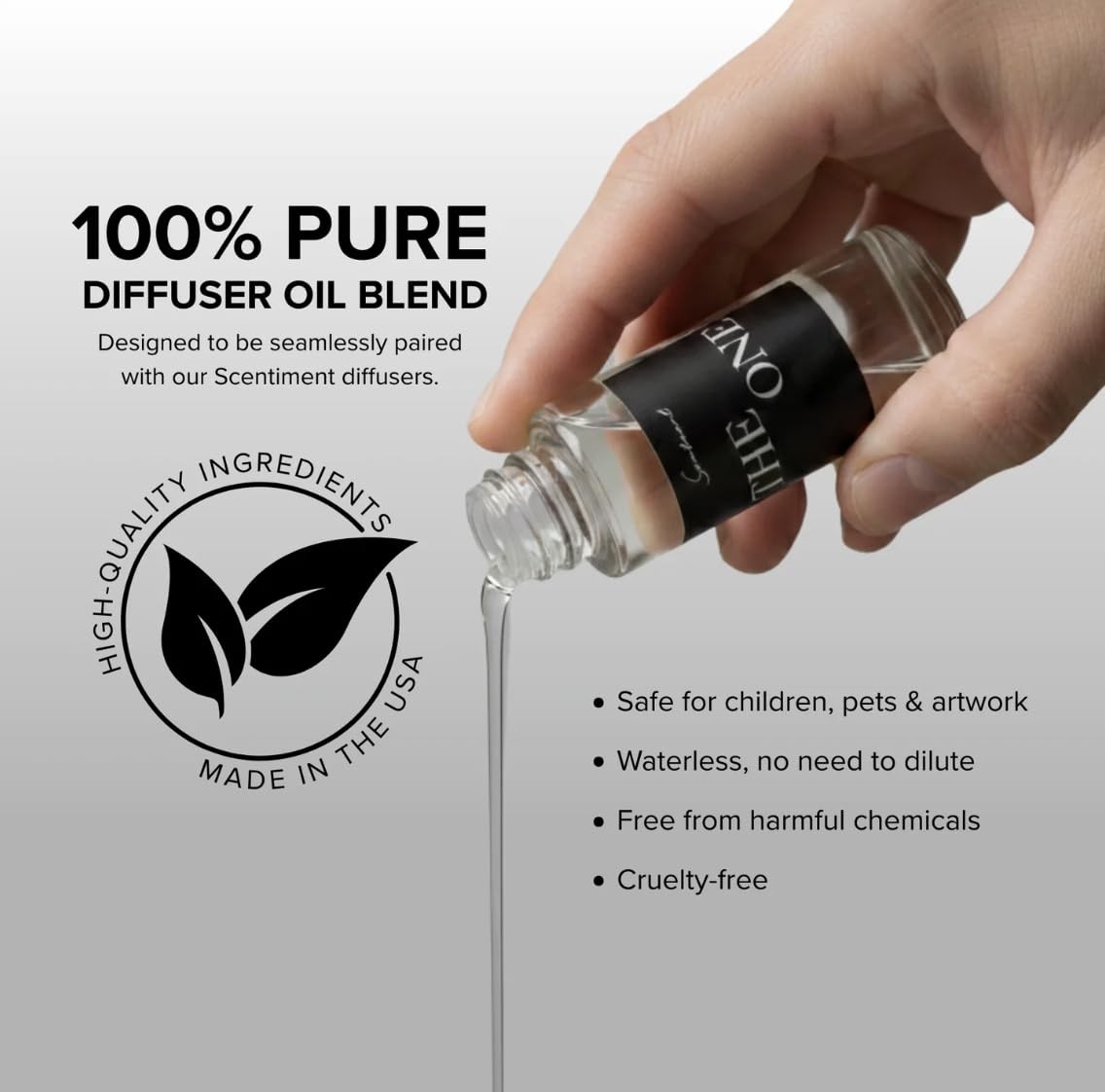 Scentiment The One Diffuser Oil – Cardamom, Leather & Lemon with Oud, Sandalw... gallery