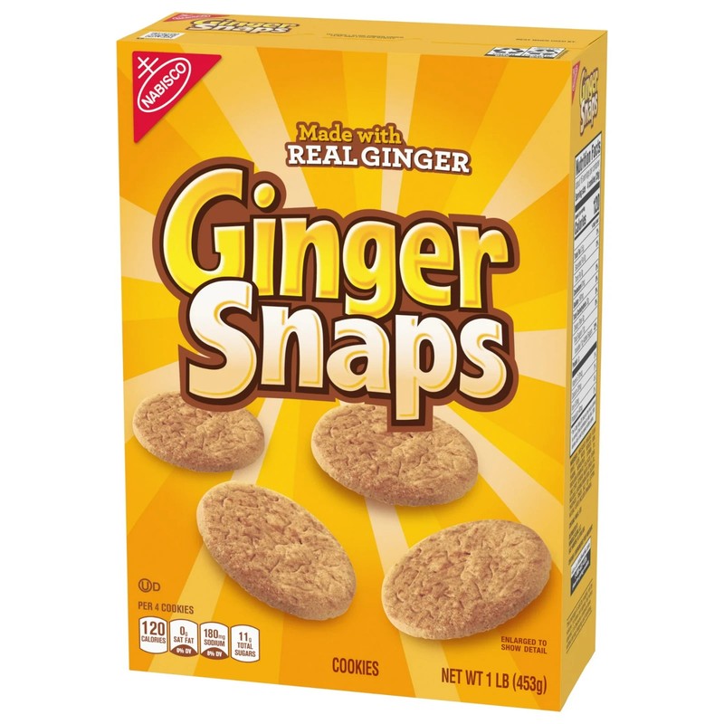 Ginger Snaps Cookies, Ginger Cookies, 16 oz gallery
