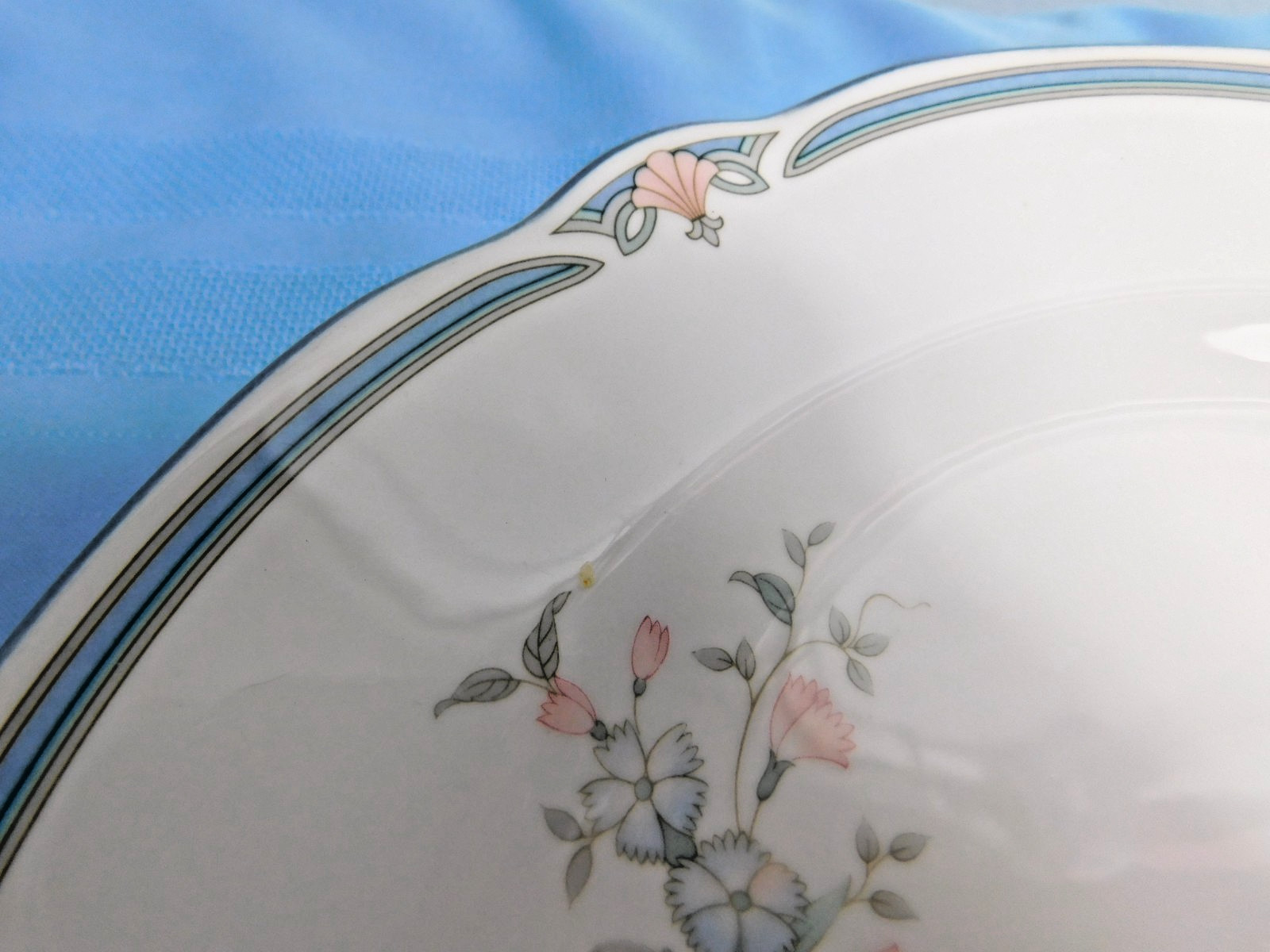 D8 - Noritake Primachina Japan Brighton Springs Dinner Plates Lot of 4 gallery