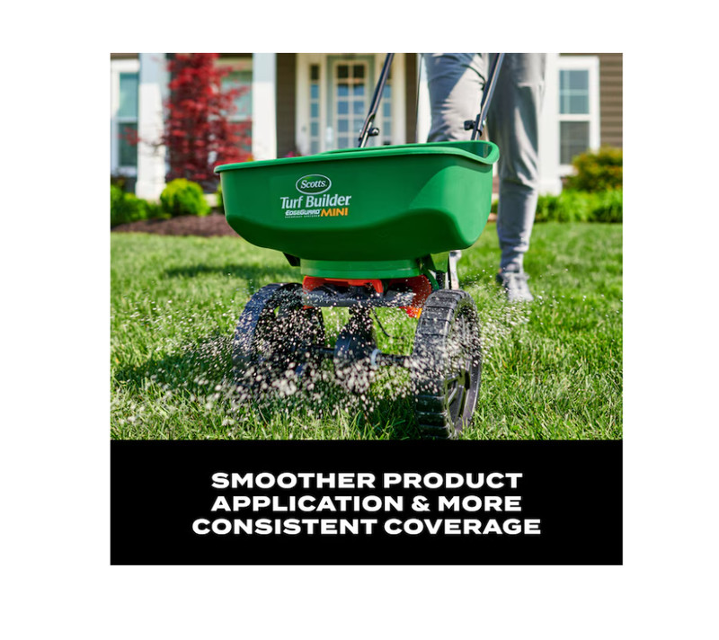 Turf Builder EdgeGuard Mini Broadcast Spreader 15-lb Capacity Compatible gallery