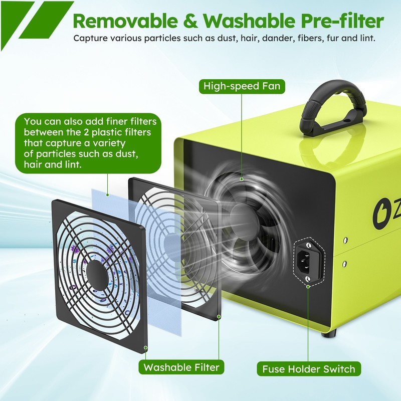 Industrial Ozone Machine 50g Ozone Generator Air Purifier Remove Tough Odor gallery