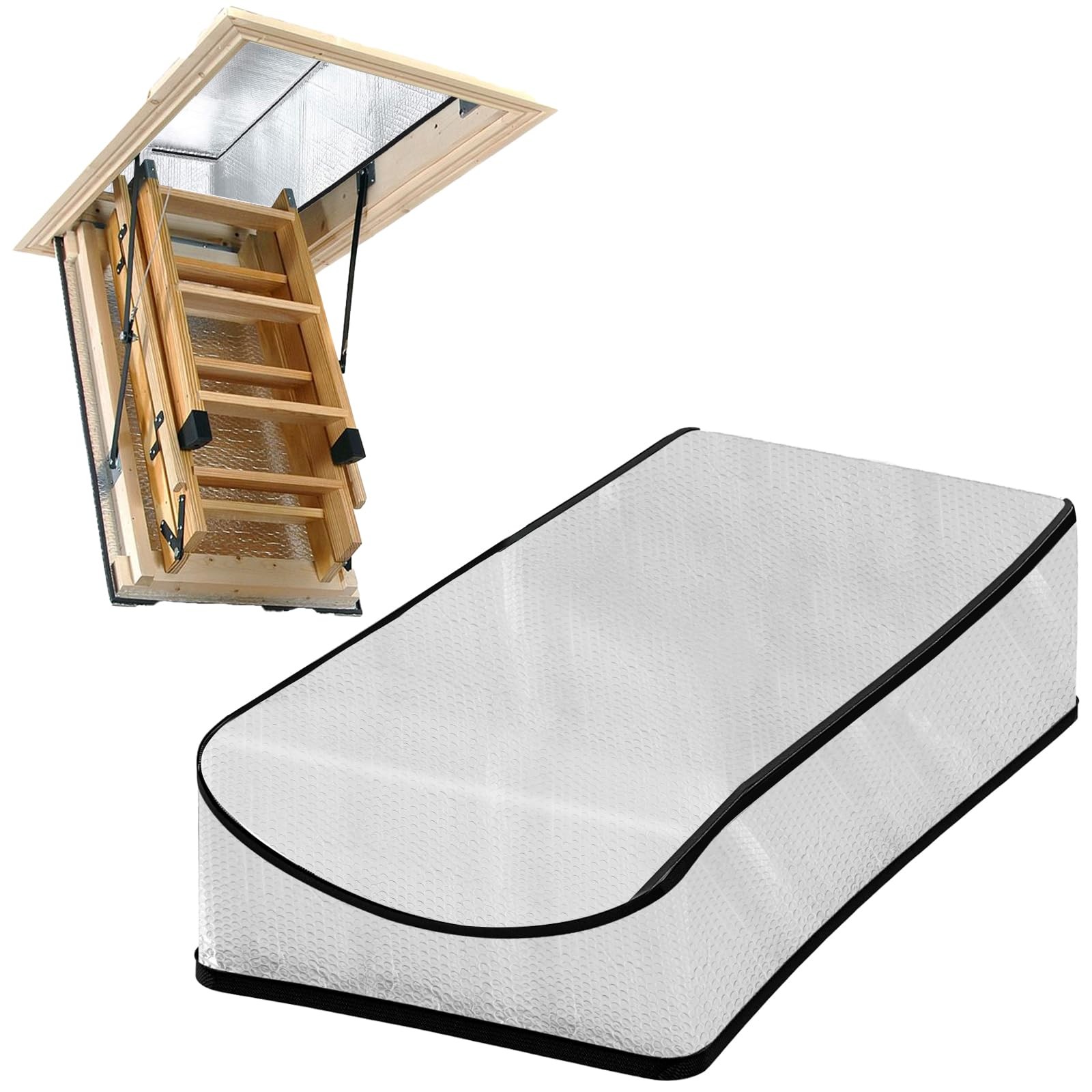 Attic Stairway Insulation Cover 25”x54”x11”, Attic Stairs Door Ladder Insulat... gallery