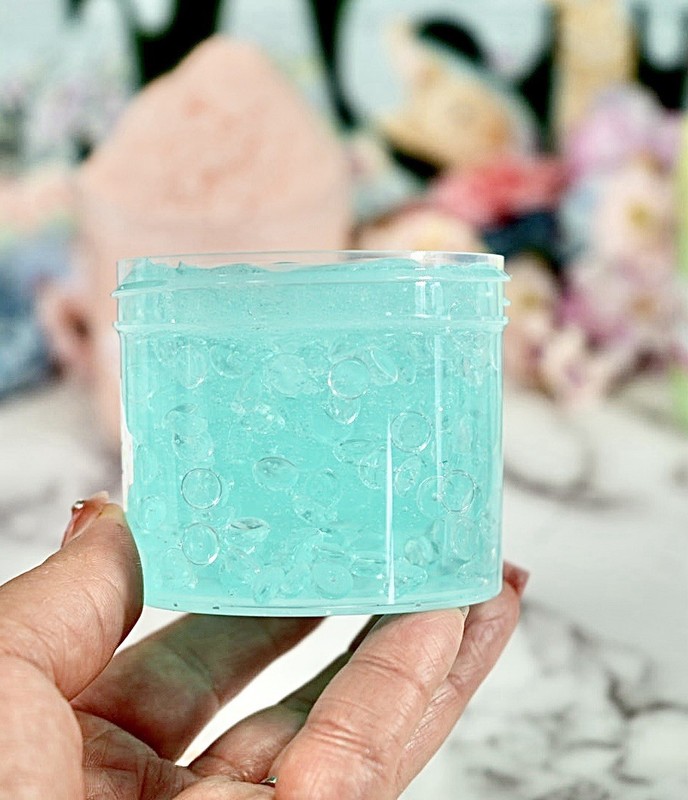 Happy Easter Fishbowl Slime, Easter Theme, No Scent, low Stretchy, ASMR gallery