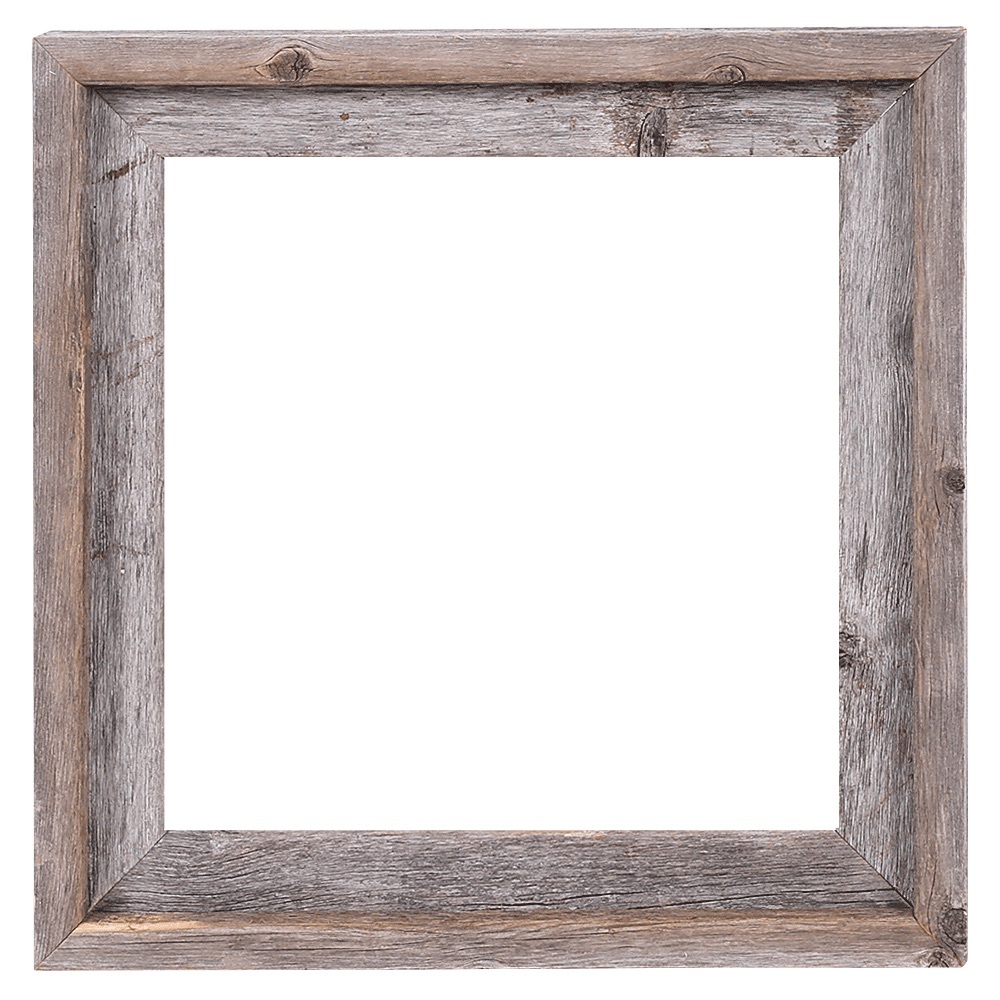 12x12-2" Wide Signature Reclaimed Rustic Barn Wood Open Frame No Glass or Back gallery