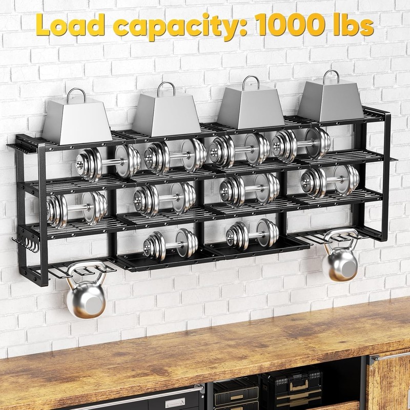 Professional Grade 64" Wall-Mounted Tool Organizer - 1000lbs Capacity & Stylish gallery