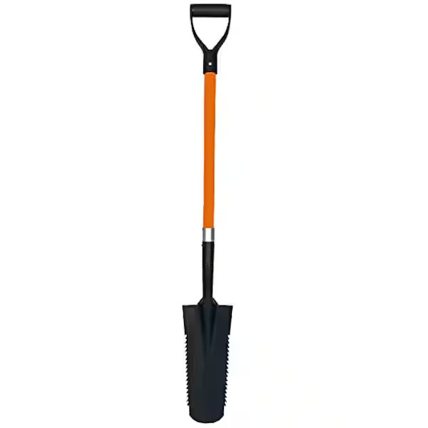 Drain Spade Teeth Shovel Multi-Purpose Metal Blade Shovel 48 In. Durable Handle gallery