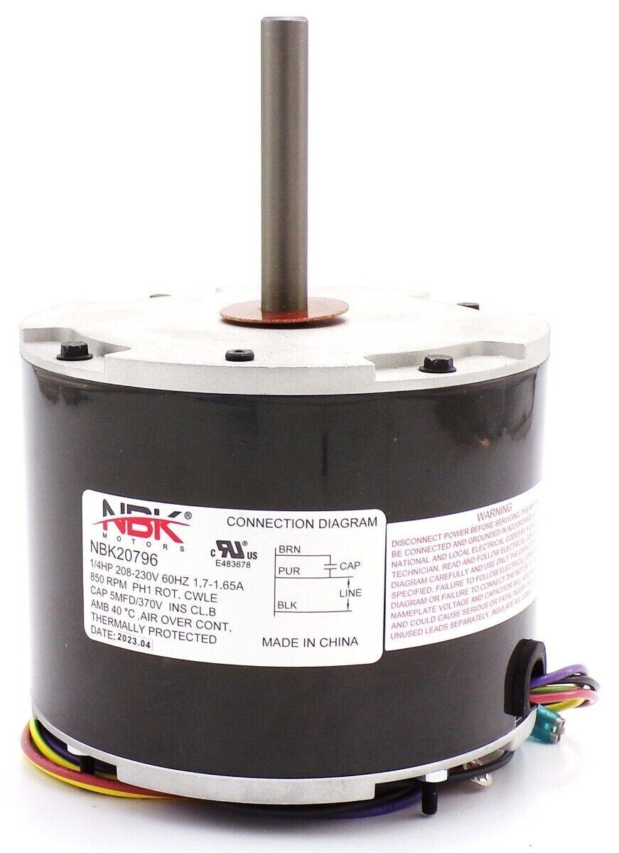 Condenser Motor Fits A.O. Smith Century F48M27A50 F48L15A50 F48B46A50 gallery