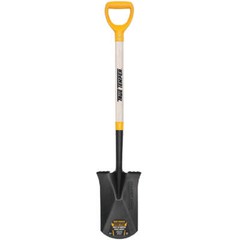 True Temper 2540800 Border Spade with Comfort Step and D-Grip on Hardwood Handle