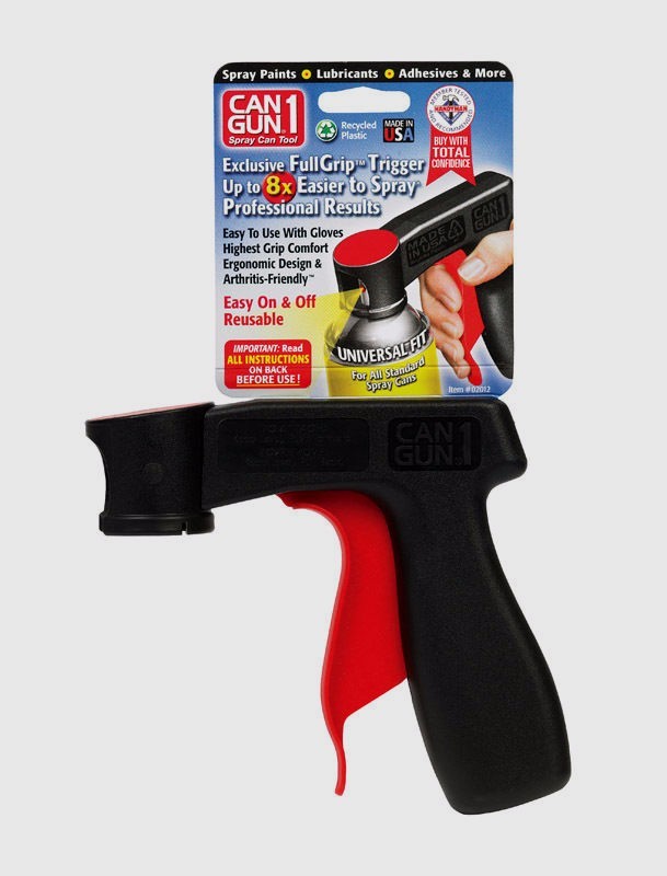 CAN GUN 1 Aerosol Spray Paint Can Premium Handle Holder Full Grip Trigger 02012 gallery