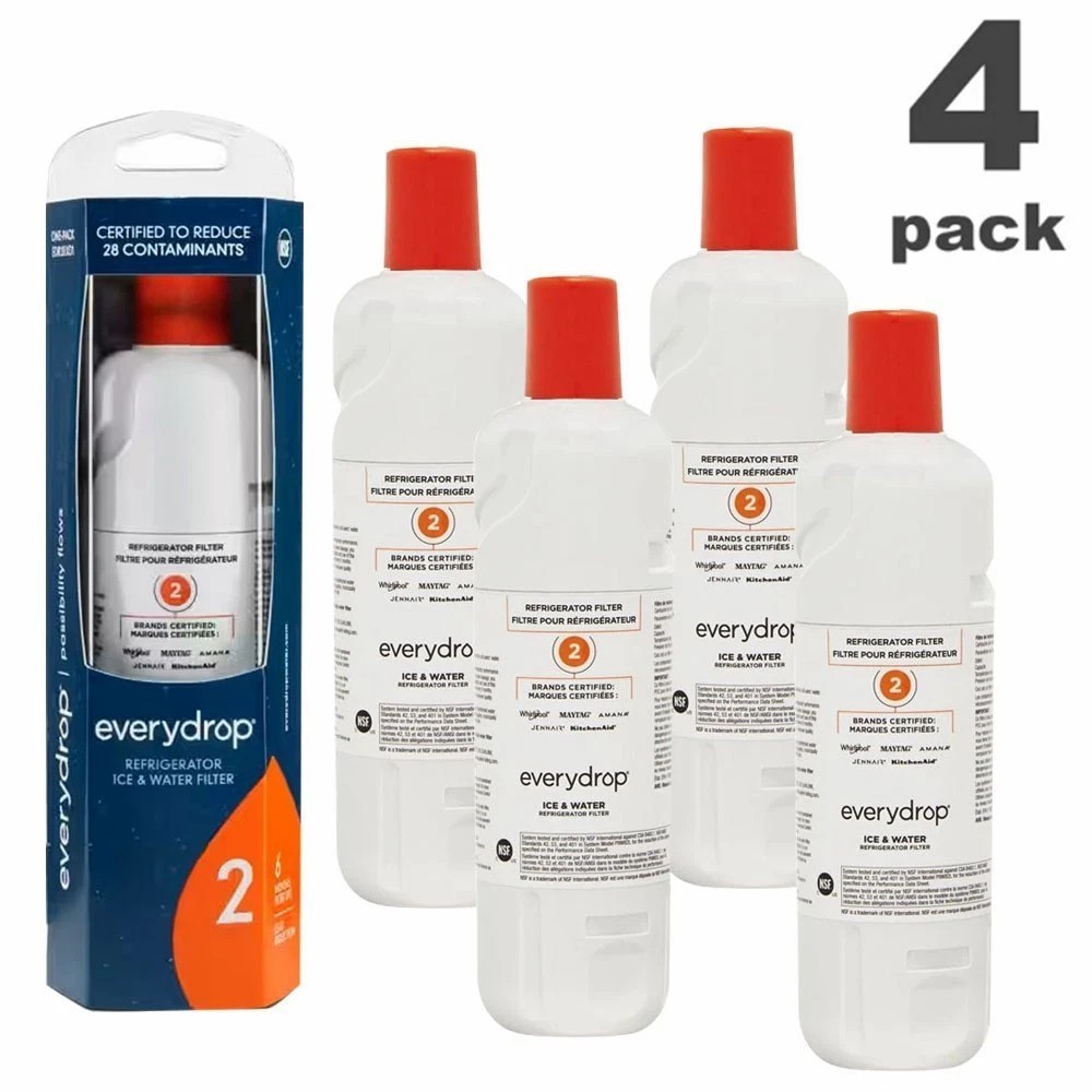 4 PACK ΕVΕRYDROP ΕDR2RXD1 Refrigerator Wate Filter 2 Replacement Home NEW US gallery