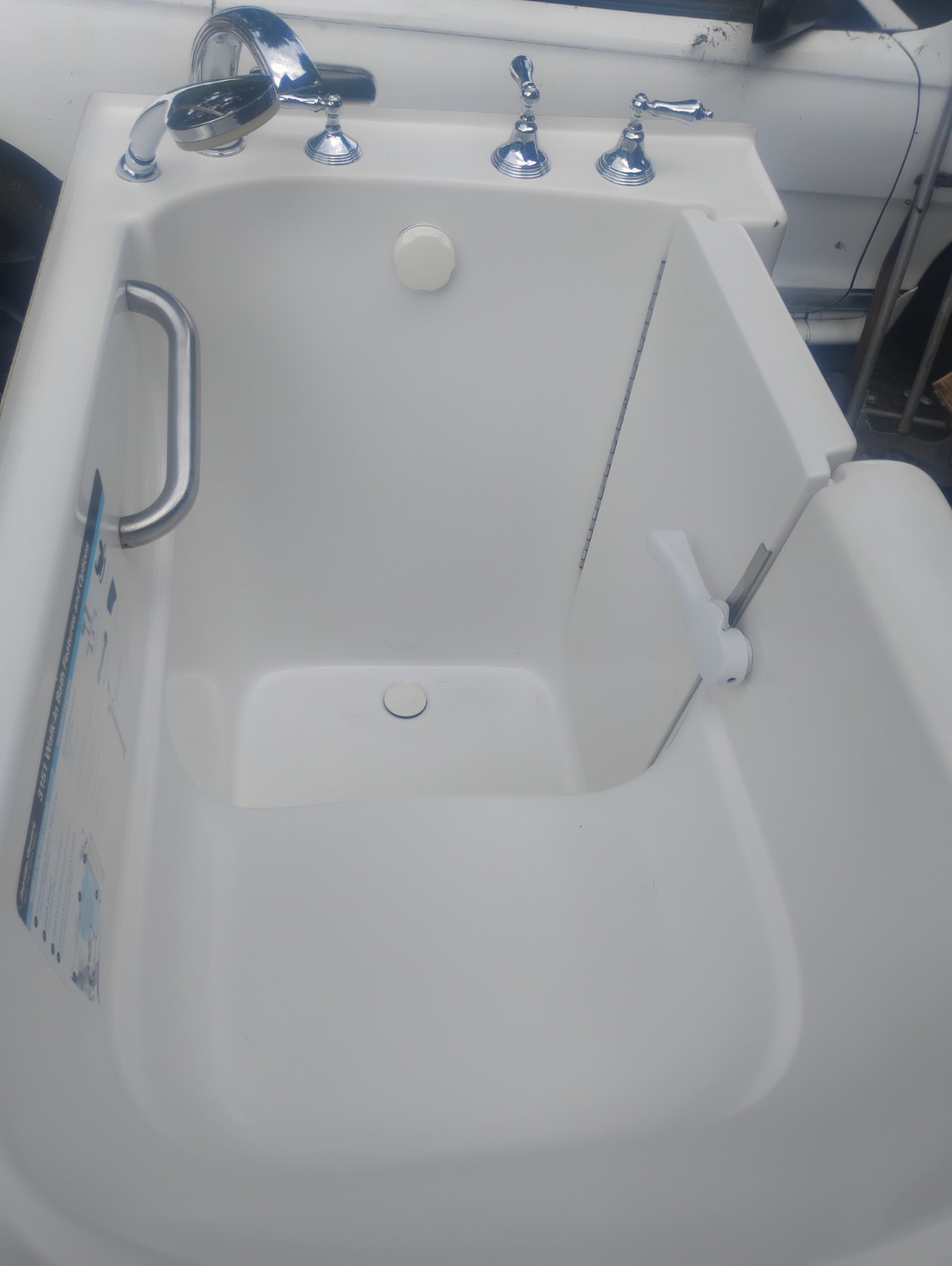 White Walk-In Bath Tub Shower gallery