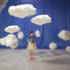 3D Artificial Clouds Wedding Party White Fake Cloud Cotton Home Stage Decor Prop