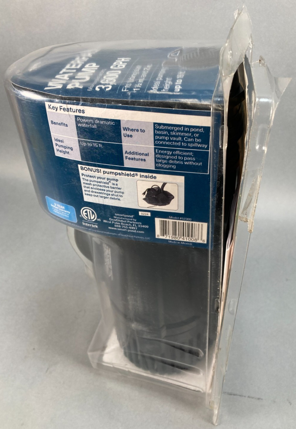 Smartpond WPR3600: 3,600 GPH Revolution Pump Waterfall Pump Professional Grade gallery