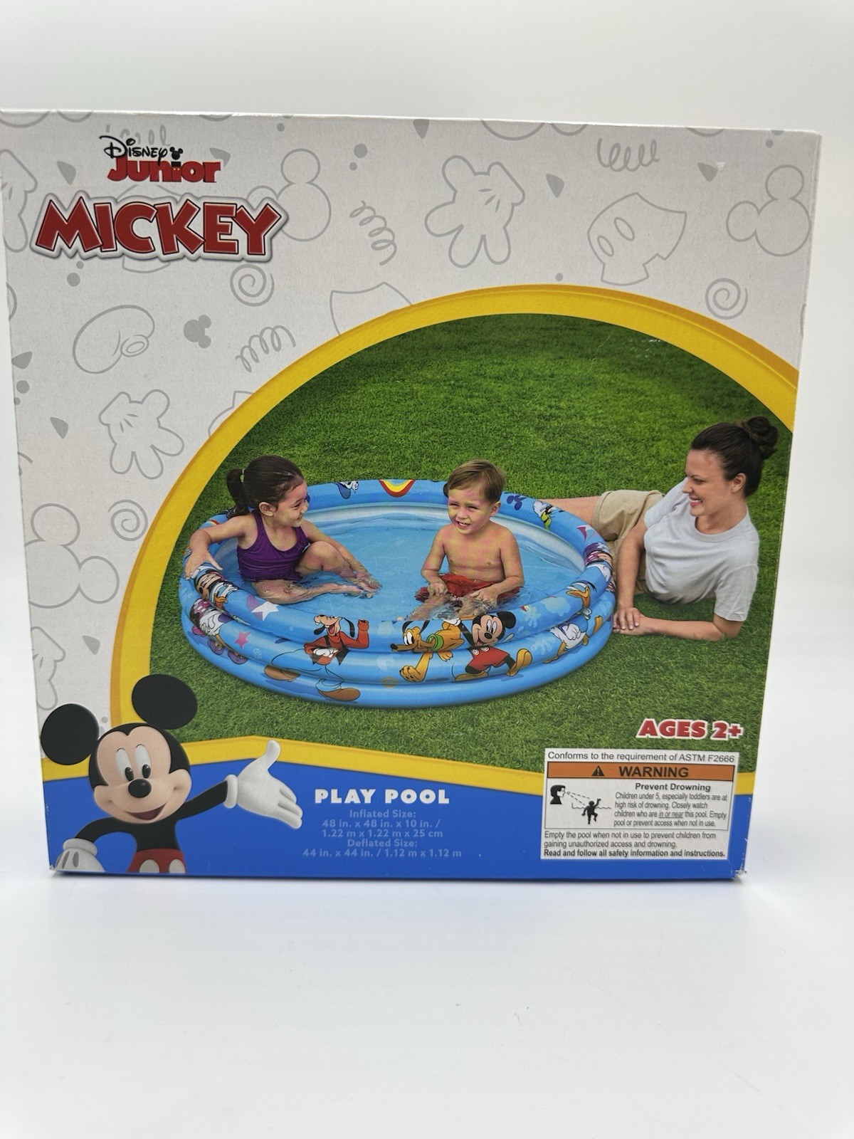 Disney Junior Mickey Mouse Funhouse Inflatable Play Pool Ages 2+ gallery