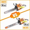 72cc Chainsaw Gas Power with 20'' 25'' 28'' Bar and Chain Compatible with MS 381 gallery