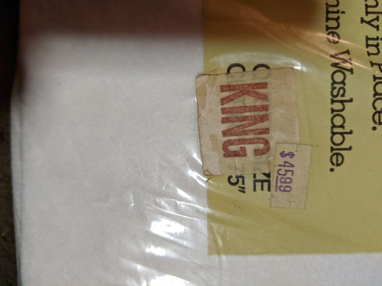 SlumberSoft WATERPROOF Mattress Pad King Size VINYL reversible, anchor bands NEW gallery