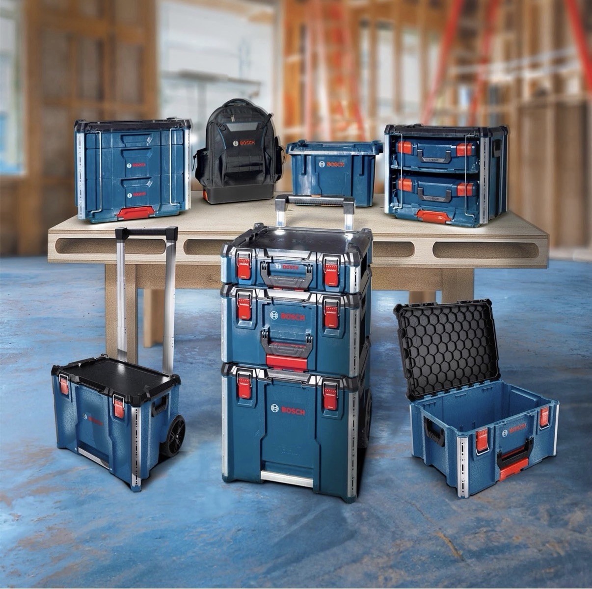 Bosch L-BOXX Contractor Tool Backpack Black Max Load 20kg gallery