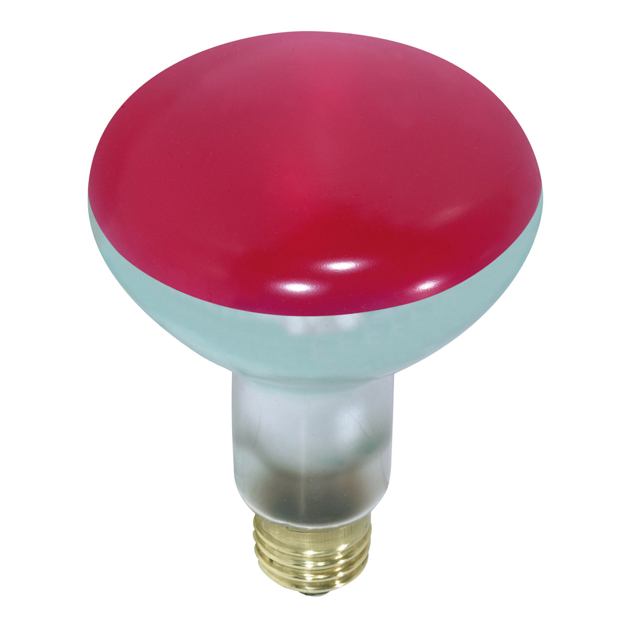 Satco S3240 RED Reflector Bulb 75W Watt BR30 Medium E26 Base Dimmable 120V gallery