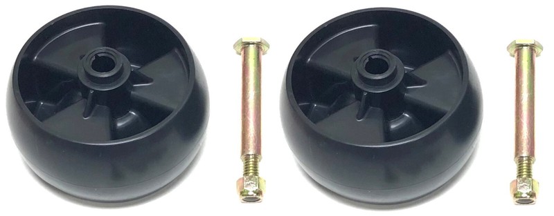 2 Deck Wheels w/ Bolts & Nuts for MTD, Cub Cadet: 734-04155. Toro: 112-0677 gallery